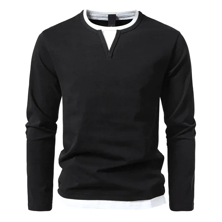 Lucas™️ | Premium Longsleeve van gekamd katoen