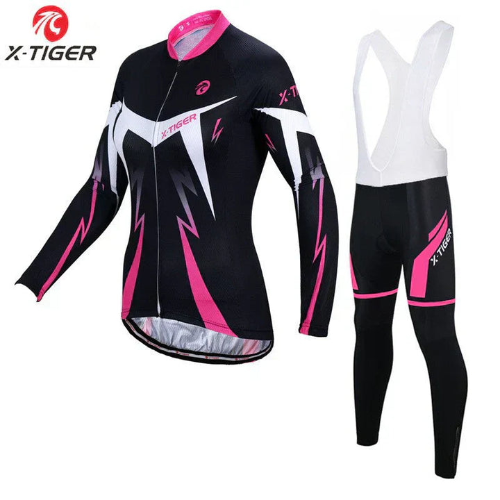 X-Tiger - Dames fietsset met lange mouwen