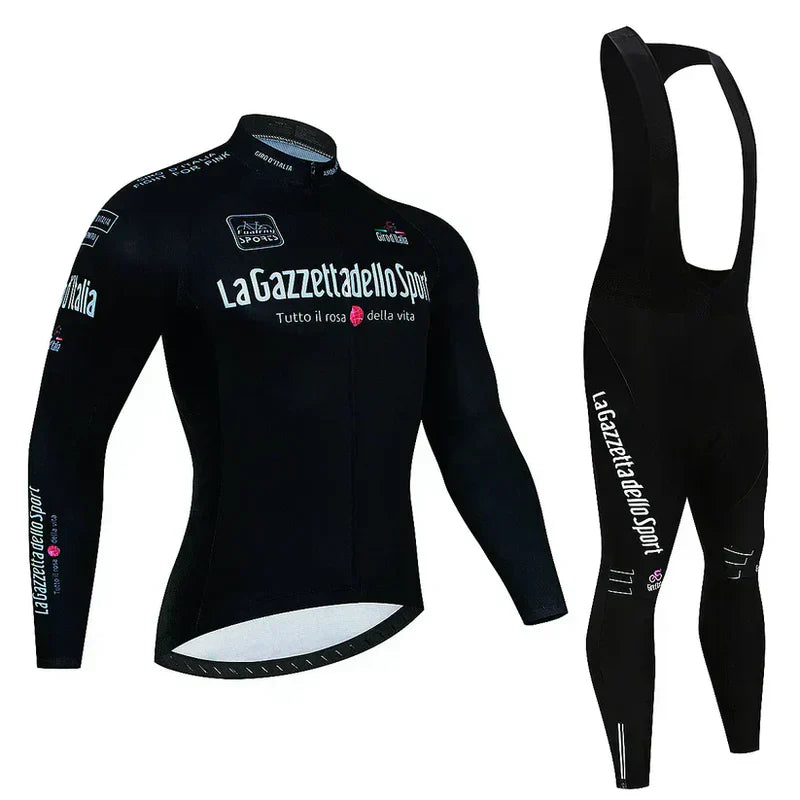 Giro d'Italia - Professioneel wielershirt met lange mouwen