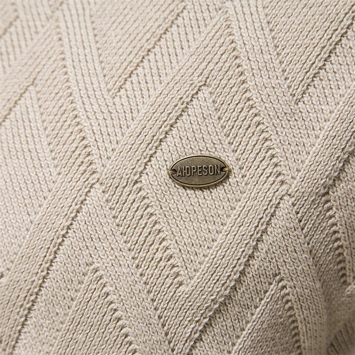 Milan™️ | Herenpullover met Ruitpatroon