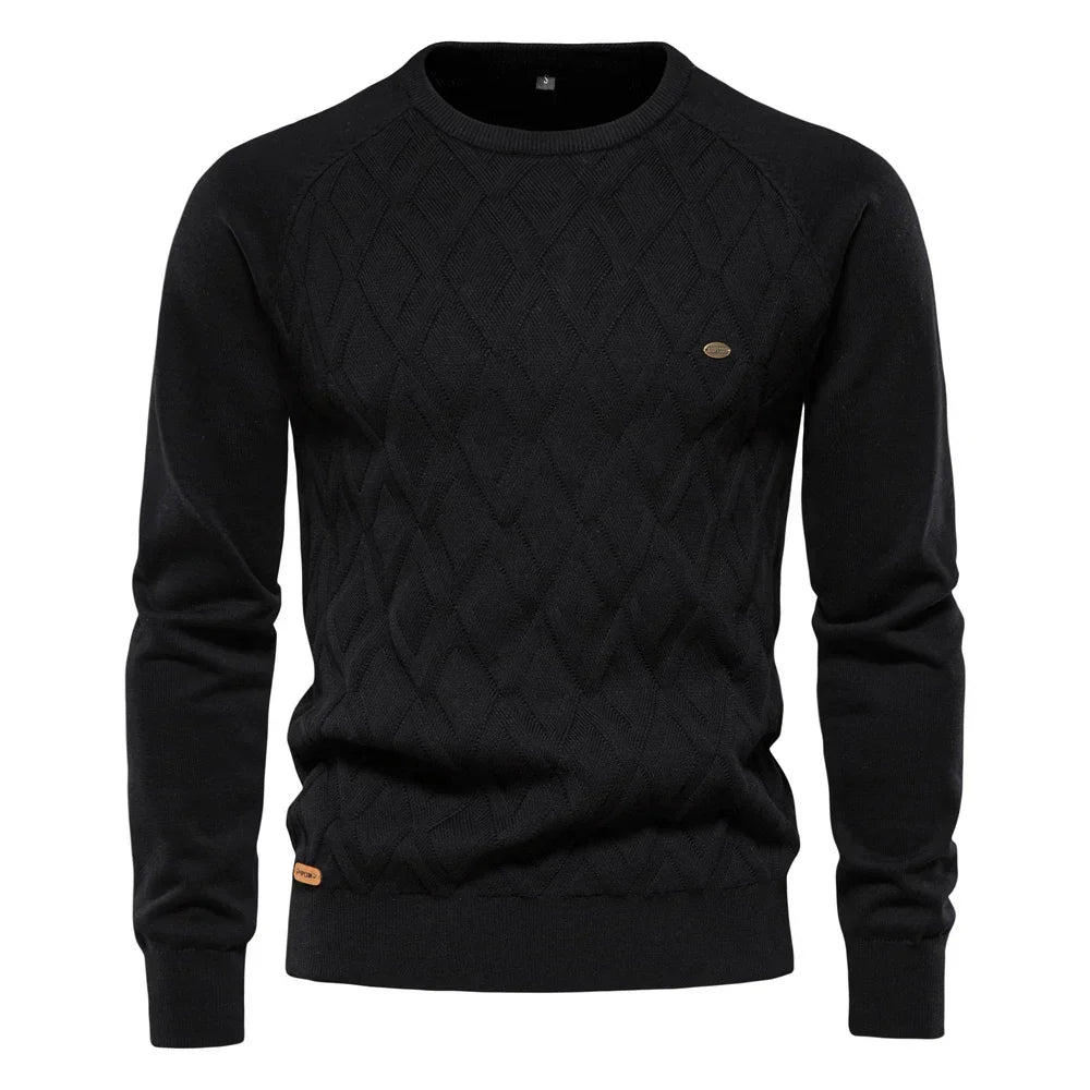 Milan™️ | Herenpullover met Ruitpatroon