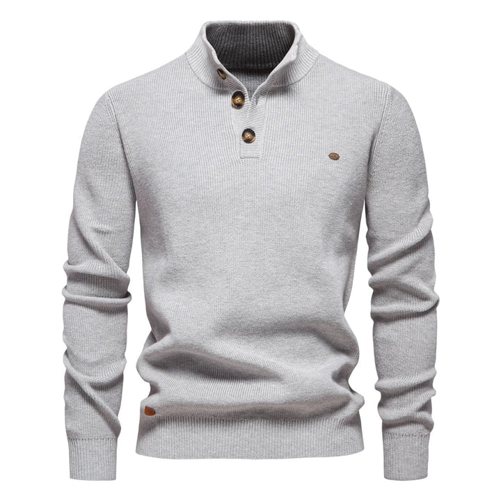 Finn™️ | Herenpullover met knoopdesign