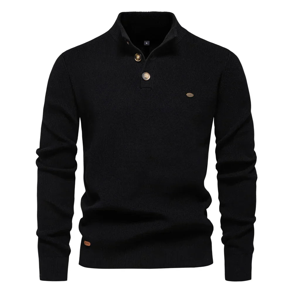 Finn™️ | Herenpullover met knoopdesign