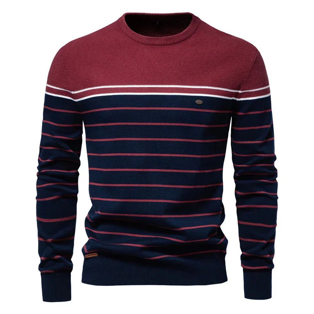 Levi™️ | Herentrui met streepjespatroon