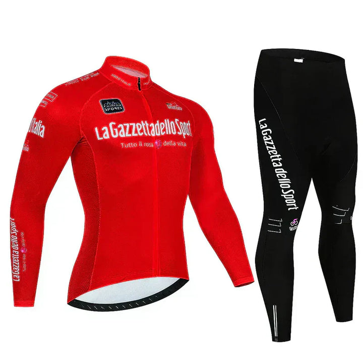 Giro d'Italia - Professioneel wielershirt met lange mouwen