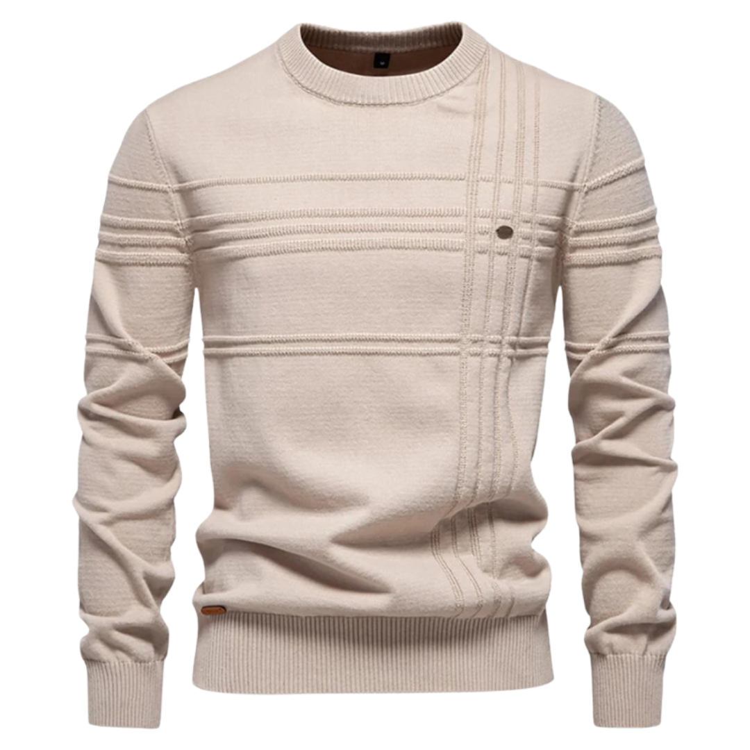 Sem™️ | Stijlvolle herenpullover met ruitdesign